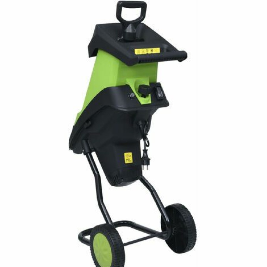 Asupermall Elektrischer Gartenhacksler Mit 2 Ersatzklingen 2400 W Online