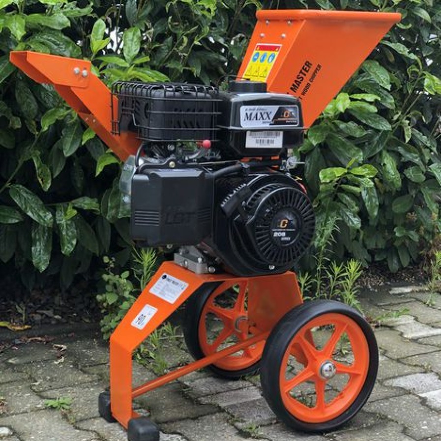 Forest Master Benzin Hacksler 6 Ps 4-Takt Motor 208 Ccm Ast Laub Holz Garten-Hacksler Garten-Schredder Motor-Hacksler Trommelhacksler Hot